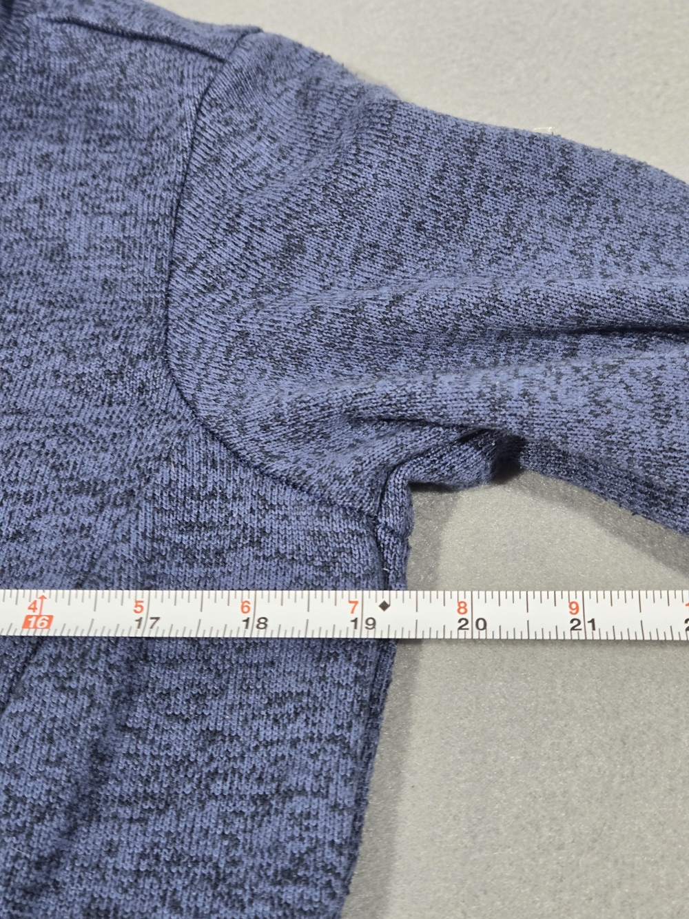 Columbia Men's Blue Hooded Knit Pullover Sweater - Picture 6 of 10
